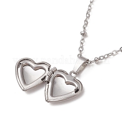 Ciondolo a forma di cuore in acciaio inossidabile 316&nbsp;NJEW-JN05821