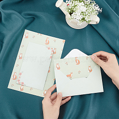 10 Set mit 10 Papierumschlägen und Briefpapier&nbsp;DIY-BC0002-81