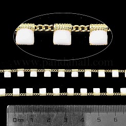 Catene a maglie rettangolari in ottone&nbsp;CHC-C007-03G-03