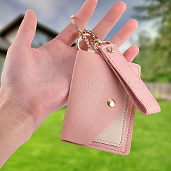 2 pz di buste porta carte in pelle PVC con finestra visibile e portachiavi in lega&nbsp;ABAG-SC0001-05