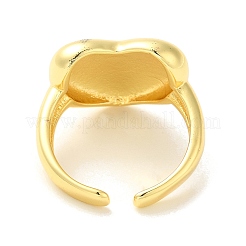 Anneaux de manchette ouverts en laiton&nbsp;RJEW-R145-05G