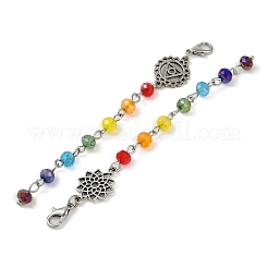 Chakra-Themen-Sonnenfänger-Anhänger-Dekorationen&nbsp;HJEW-JM00669