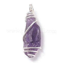 Pendenti in ametista naturale grezzo&nbsp;PALLOY-JF01443-02