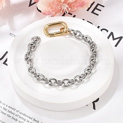 Bracciali a catena in acciaio inossidabile 304 per donna e uomo&nbsp;BJEW-C089-09GP