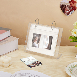 Album photo acrylique de table de style calendrier de 5 pouce&nbsp;ODIS-WH0002-54B