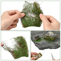 Modèle de végétation de vigne racinaire de simulation de résine&nbsp;DIY-WH20053-65A