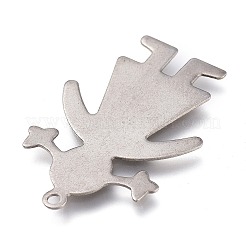 Anlaufgeschützte Anhänger aus 304er Edelstahl&nbsp;STAS-H113-09P