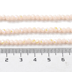 Chapelets de perles en verre opaques&nbsp;LS-EGLA-A035-P3mm-L05
