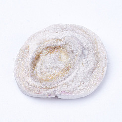 Galvanische natürliche druzy Achat Perlen&nbsp;G-P252-01E