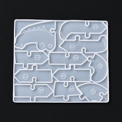 Krokodile DIY Puzzle Silikonformen&nbsp;DIY-G046-18