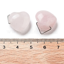 Natürlichen Rosenquarz Anhänger&nbsp;G-K371-02P-05