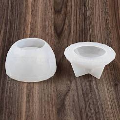 Facettierte runde DIY-Kerzenbecher-Silikonformen&nbsp;DIY-Q037-07B
