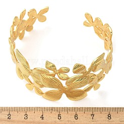 Offene Armreifen aus 304 Edelstahl für Damen&nbsp;BJEW-U019-01G