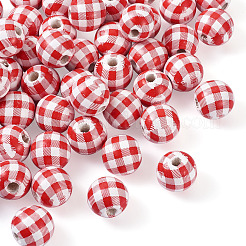 Perles en bois naturel&nbsp;WOOD-TAC0010-05E