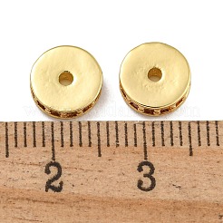 Cremagliera placcatura micro ottone spianare perline zirconi&nbsp;KK-U030-28G-07