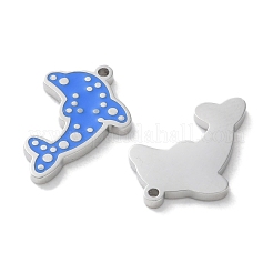 Pendentifs en acier inoxydable 304 émaillés&nbsp;STAS-M102-12A-P