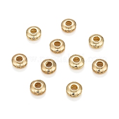 Abalorios de latón con pavé de circonitas&nbsp;ZIRC-F001-121G