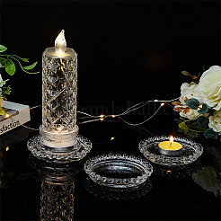 Bougeoir en verre&nbsp;AJEW-WH0314-226