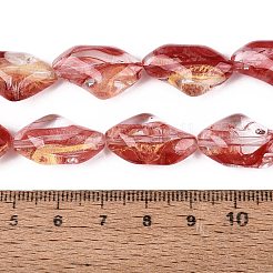 Chapelets de perles vernissées manuelles&nbsp;LA-N046-02H