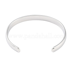 Anlaufgeschützte Armreifen aus 304 Edelstahl mit offener Manschette&nbsp;BJEW-H591-01P-02