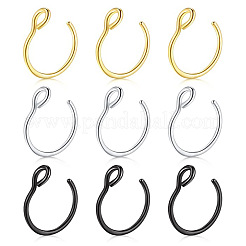 Anelli nasali con clip in acciaio inossidabile chirurgico 316&nbsp;WGA7223-03