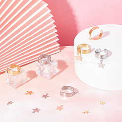 Kit para hacer anillos de puño con dije de estrella&nbsp;STAS-UN0051-40