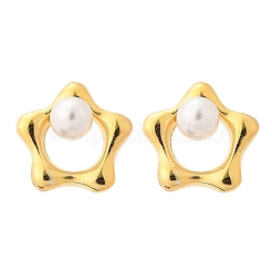 925 Sterling Silber Ohrstecker&nbsp;EJEW-D317-01G