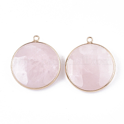 Pendentifs de quartz rose naturel&nbsp;G-S344-54
