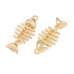 Colgantes de rhinestone de aleación de chapado en rack&nbsp;RB-CBAB71D-02G