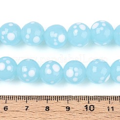 Chapelets de perles vernissées manuelles&nbsp;LAMP-N028-21F