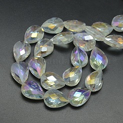 Brins de perles de larme de cristal de galvanoplastie&nbsp;EGLA-F067A-01