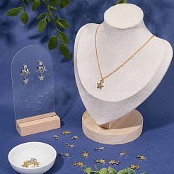20pcs pendentifs en laiton micro pavé de zircone cubique&nbsp;KK-SC0007-24
