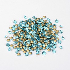 Zurück plattiert Klasse A Diamant Glas wies Strass&nbsp;RGLA-SS2-004