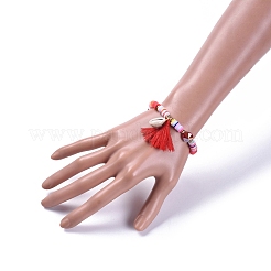 Bracelets extensibles avec breloque&nbsp;BJEW-JB05085-02