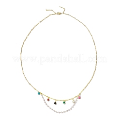 Colliers de barre en laiton&nbsp;NJEW-JN04836