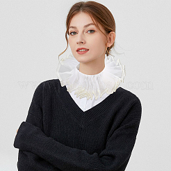 Cuello de encaje desmontable de gasa para mujer&nbsp;DIY-WH0816-189