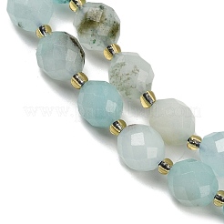 Chapelets de perles de jade blanche naturelle&nbsp;G-D305-B01-01S