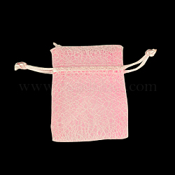 Organza Gift Bags, Pink, 14.5x11.5cm