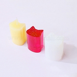 Stampi per candele in silicone fai da te, per fare candele, forma di gatto, 4.8x5.8x7.1cm