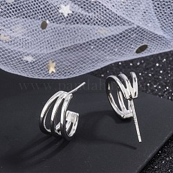 925 серебряная серьга-гвоздик, красочные кубические циркониевые крошечные серьги в виде звезд для девушек и женщин, платина