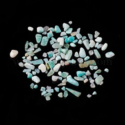Natur amazonite Chip-Perlen, kein Loch / ungekratzt, 2~12x2~10x1~3 mm, ca. 1120 Stk. / 100 g