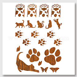 Stencil per pittura da disegno per animali domestici, per album fai da te, album di foto, modello del gatto, 210x297mm