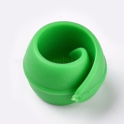 Силиконовые держатели для катушек с нитками, для швейных инструментов, зеленый лайм, 27x20 мм