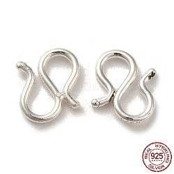 925 fermaglio in argento sterling, argento, 11x10x1.2mm