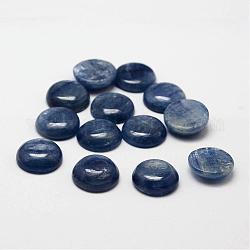 天然藍晶石/シアン石/ジステンカボション  半円/ドーム  14x4~5mm