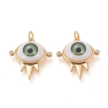 6 Ciondoli Ape Esagonali - Ottone Placcato Oro 18K Con Smalto - Foto 6