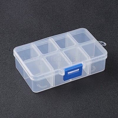 Plastic 8-Compartment Organizer Box