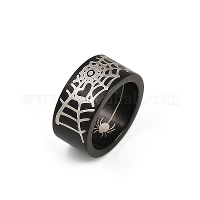 Fingerringe aus Edelstahl 304&nbsp;LS-RJEW-A074-02EB-1