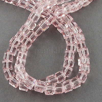 Chapelets de perles en verre&nbsp;GLAA-R041-6x6mm-07-1