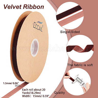 Wholesale Single Face Velvet Ribbons 